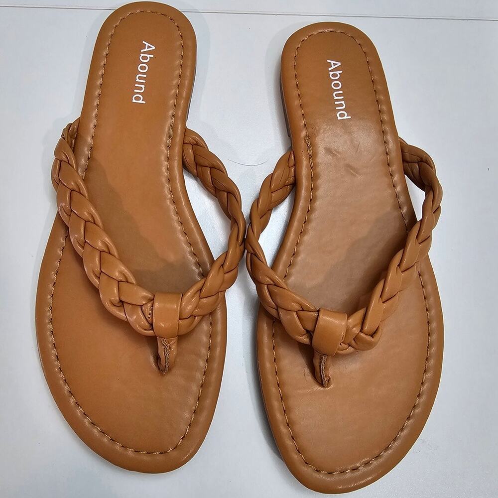 Abound Flip Flop SIZE 6.5 brown